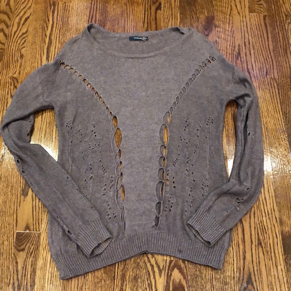 Edgy Sweatshirt with Holes